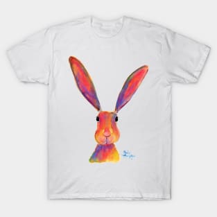 HaRe RaBBiT BuNNY PRiNT ' ALL eaRS ' BY SHiRLeY MacARTHuR T-Shirt